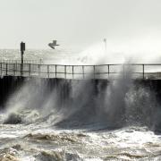 Winds of up to 69mph were recorded in Norfolk last night