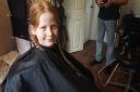Ivy Stone, 11, from Lakenham, has had her hair cut short and has donated her long locks to the Little Princess Trust, Pictured is Ivy before she had her hair cut short.
Photo: David Lynch.