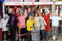 Residents and campaigners celebrate as the Vauxhall Street Post Office will not be closed. Picture: Denise Bradley