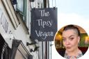 Hattie Fox (inset) is the new manager at The Tipsy Vegan, in St Benedicts Street
