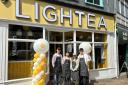 Lightea has opened in White Lion Street in the city. From left: Sheng Li, owner, with Susan, Mallory Bircham (manager) and Patrick
