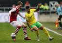 Onel Hernandez was one of three second half subs in Norwich City's 1-0 Championship defeat at Bristol City