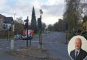 The Norwich Society has criticised proposed changes to the Dereham Road and Grapes Hill junction. Inset: Norfolk County Council's cabinet member for highways and transport, Graham Plant