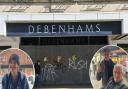 Norwich folk have given their thoughts on the future of the city's former Debenhams department store (Image: Sonya Duncan/Phoebe Ozanne/Newsquest)