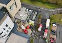 Eight fire crews were called to a building fire at Norwich Research Park