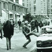 Squatters are evicted from Argyle Street in 1985.