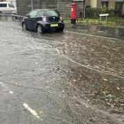 Roads in and around Norwich have become flooded this morning