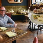 Owner Sebastian Taylor inside The Last restaurant, which will soon offer afternoon tea