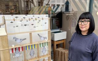 Alice Lee has created a new motorised art installation for the window of The Garnet Stores