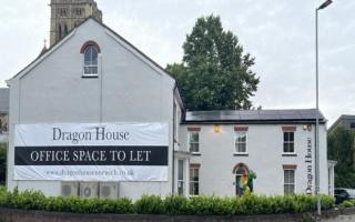 A new planning application for an advertisement banner outside Dragon House in Unthank Road has been rejected by Norwich City Council