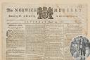 A piece of Norwich newspaper history is up for auction with a page from The Norwich Mercury up for auction with American auction house Bonhams Skinner