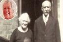 Mary Jackson, inset, found a photo of Mary Jackson and Artur William Sheward in her ancestry search - who was the son of murderer William Sheward