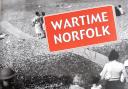 The fascinating book Wartime Norfolk. The photograph on the cover was taken at Sheringham in 1945
