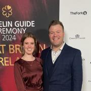 Becca Broom and Liam Nichols of STORE at the Michelin 2024 ceremony