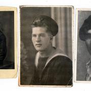 Phil Johnson in the days when he was a police messenger boy, then in the Royal Navy and Royal Marines