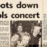 The Sex Pistols were due to perform at the UEA in 1976