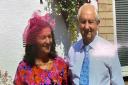 Irena and Roy Brister outside Blue Cedar Lodge Guest House in Earlham Road, Norwich, in July 2018.