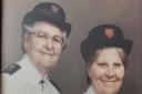 (Left to right) Edna Dorothy Mann, who had died aged 104, in her Salvation Army uniform picture with her youngest daughter, Christine