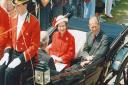 Her Majesty the Queen Elizabeth and HRH Prince Philip at the Royal Norfolk Show 1986