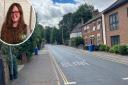 Ash Haynes (inset) says more needs to be done to crack down on anti-social behaviour in Rosary Road (pictured)