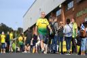 Whem will we next see Norwich City fans outside Carrow Road on matchday? Picture: PA