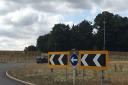 File photo of a NDR roundabout at Wroxham Road. Picture: David Hannant