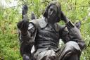 The Thomas Browne statue on Haymarket, Norwich