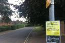 Two properties on Colney Lane in Cringleford were targeted. Photo: Archant