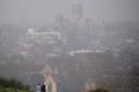 A day of mist and pollution in Norwich. Picture: Simon Finlay