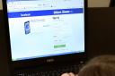 Jayne Evans has given Facebook her very own thumbs-up. Picture:  Peter Byrne/PA Wire.