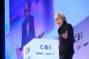 Prime Minister Theresa May speaking to the Confederation of British Industry (CBI) annual conference in London. PRESS ASSOCIATION Photo. Picture date: Monday November 21, 2016. See PA story POLITICS CBI. Photo credit should read: Jonathan Brady/PA Wire