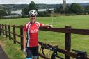Rahma Barclay, who is cycling from London to Jerusalem for charity. Submitted