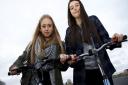 Hannah Watson 15, left and Emily Robinson, 16, have organised a 35 mile bike ride on the 16th April, from Norwich to Wroxham via Aylsham to raise money for the Big C. Both have connections with cancer; Emily lost her grandad while Hannah's has just beaten