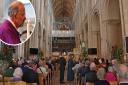 A service was held at Norwich Cathedral to celebrate the life and mourn the loss of Her Majesty the Queen