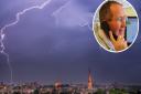 Phil Garner (inset) is leaving Weatherquest meaning the city is on the hunt for a new weather expert