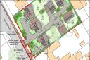 Indicative plans for six new homes off Holt Road in Horsford