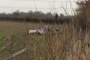 Fly-tipping on private land off Colney Lane near Norwich City's training ground at Colney. Photo: Archant
