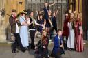 Norwich School students who are taking part in the Young Norfolk Arts Festival. Picture: DENISE BRADLEY