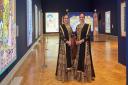 Artists The Singh Twins at their show Slaves of Fashion at Norwich Castle Museum and Art Gallery