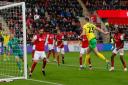 Kenny McLean nodded Norwich City ahead during their 2-1 win at Rotherham United.