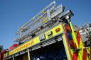 Fire crews spent hours tackling a blaze in Norwich in the early hours of this morning