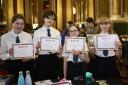 The group of Thorpe St Andrew School pupils placed fourth