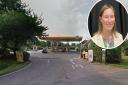 Broadland councillor Eleanor Laming (inset) has raised concerns about approved plans to demolish and rebuild the petrol station off the A47 Brundall roundabout