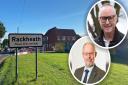 Plans for a new medical centre in Rackheath have moved a step closer. Inset: Broadland district councillors Fran Whymark and Martin Murrell