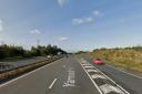 The A47 is partially closed