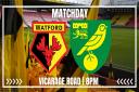 Norwich City travel to Vicarage Road to face Watford tonight.