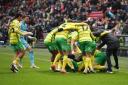 Angus Gunn joined the celebrations as Norwich City recorded a late late show against Bristol City.