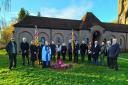 A service was held at St Faith's Crematorium as a cherry tree was planted in memory of local prisoners of war
