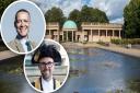 Police have vowed to crack down on anti-social behaviour in and around Eaton Park. Inset: Norwich South MP Clive Lewis, top, and city councillor James Wright