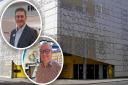 Concerns have been raised over a loss of parking in Norwich city centre but Paul McCarthy of Chantry Place, top, and  Robert Bradley of Castle Quarter are relaxed about the issue